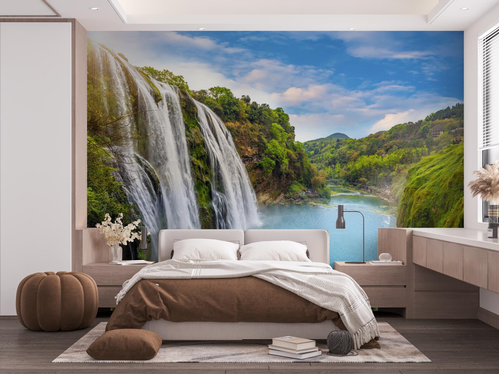 Fototapeta potężny wodospad huangoshu