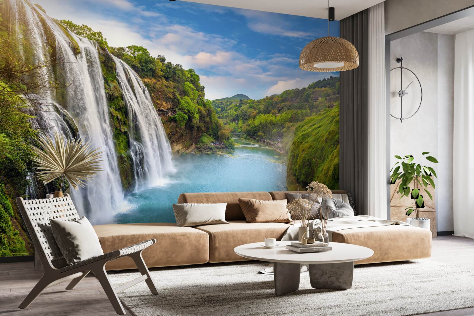 Fototapeta potężny wodospad huangoshu