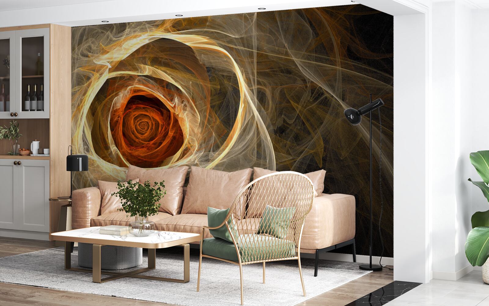 Fototapeta abstrakcyjna lekka różowa tekstura