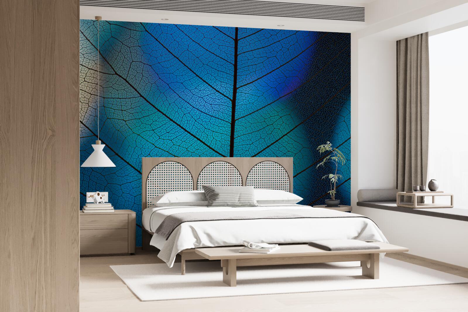 Fototapeta delikatna, cienka struktura liścia