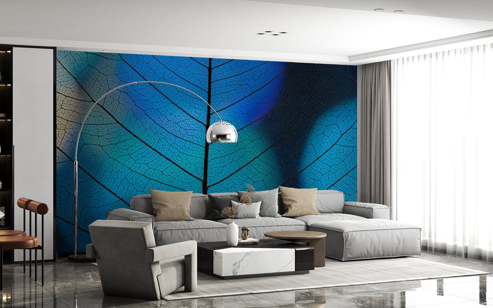 Fototapeta delikatna, cienka struktura liścia