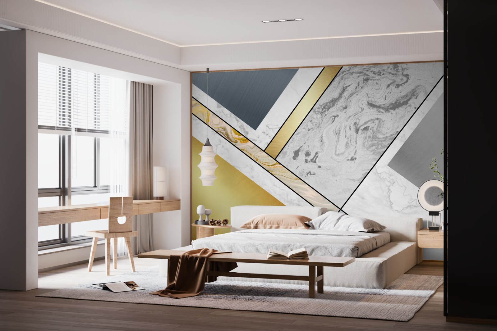 Fototapeta połączenie różnych rodzajów marmuru