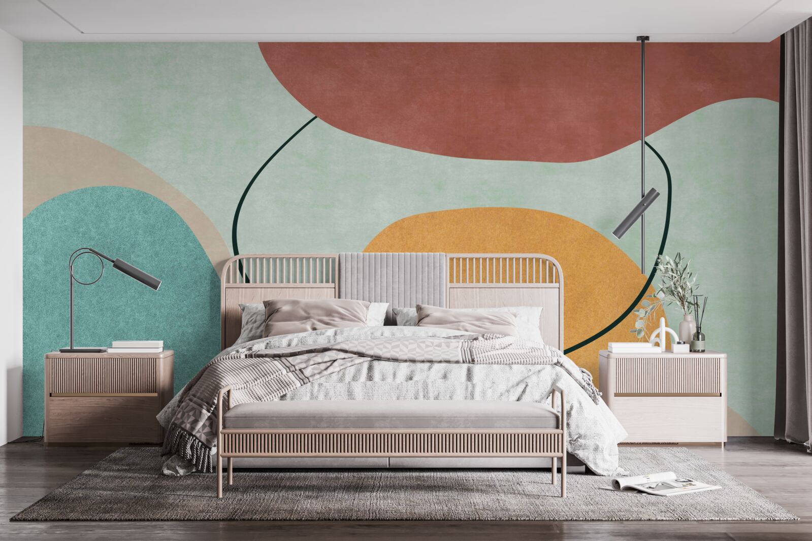 Fototapeta woda pochłania odchodzące słońce