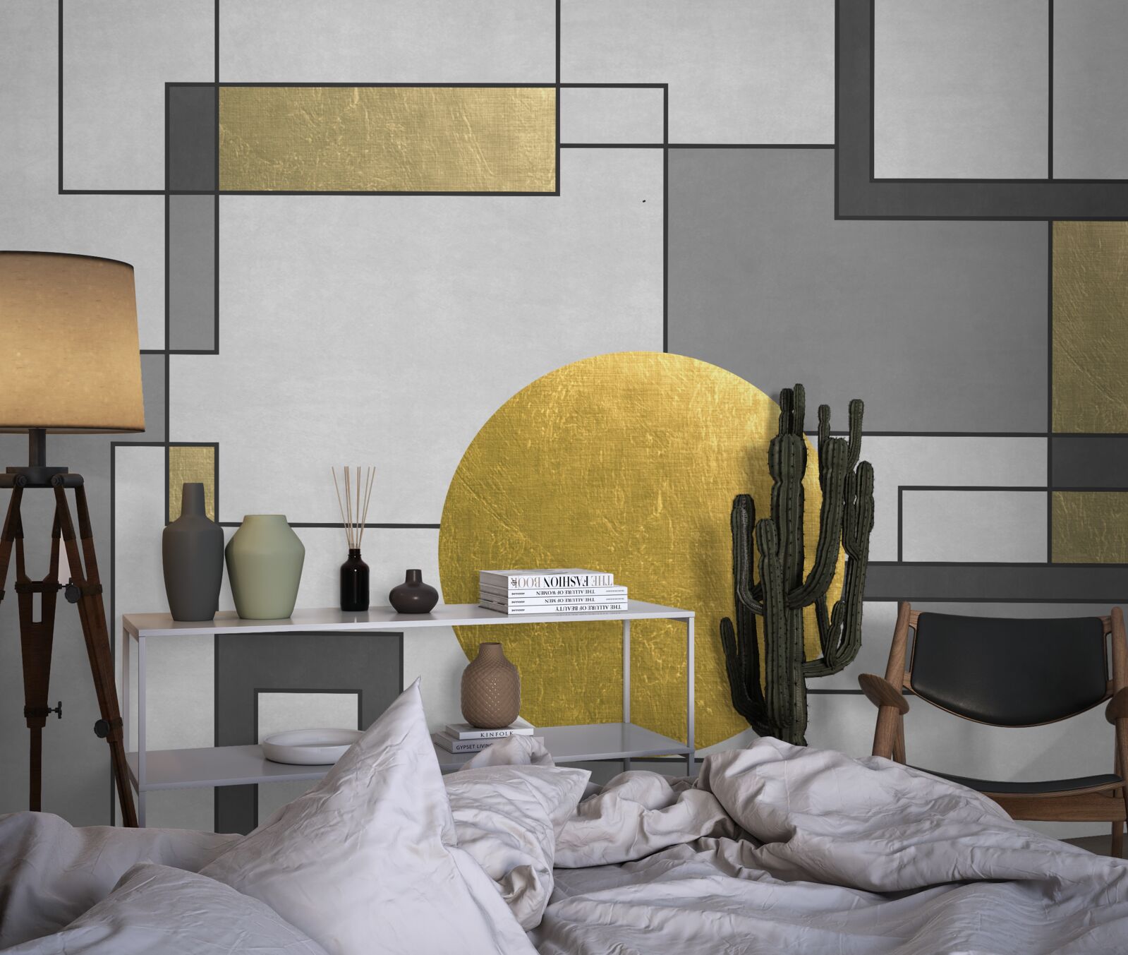 Fototapeta złoty glob na miejscu