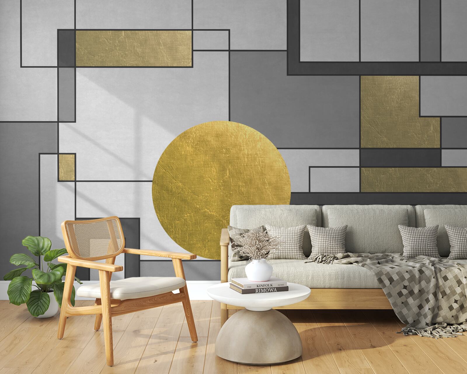 Fototapeta złoty glob na miejscu