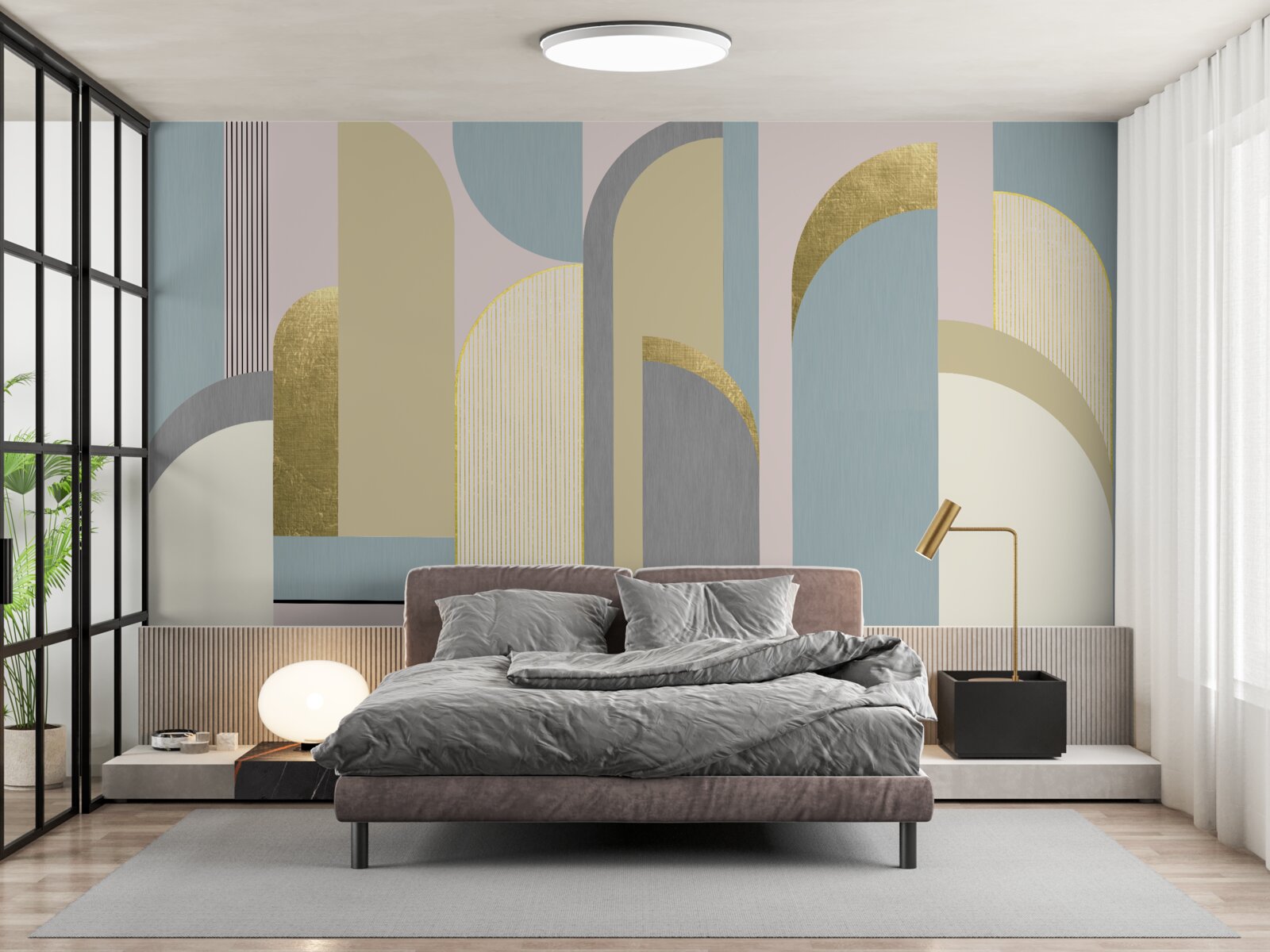 Fototapeta łuki o geometrycznych kształtach