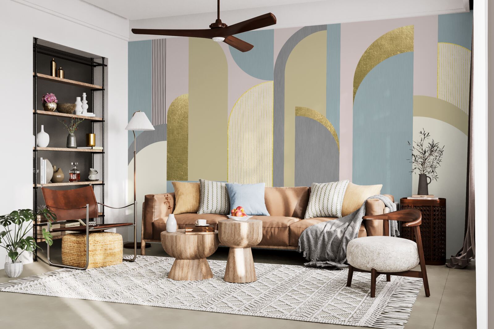 Fototapeta łuki o geometrycznych kształtach