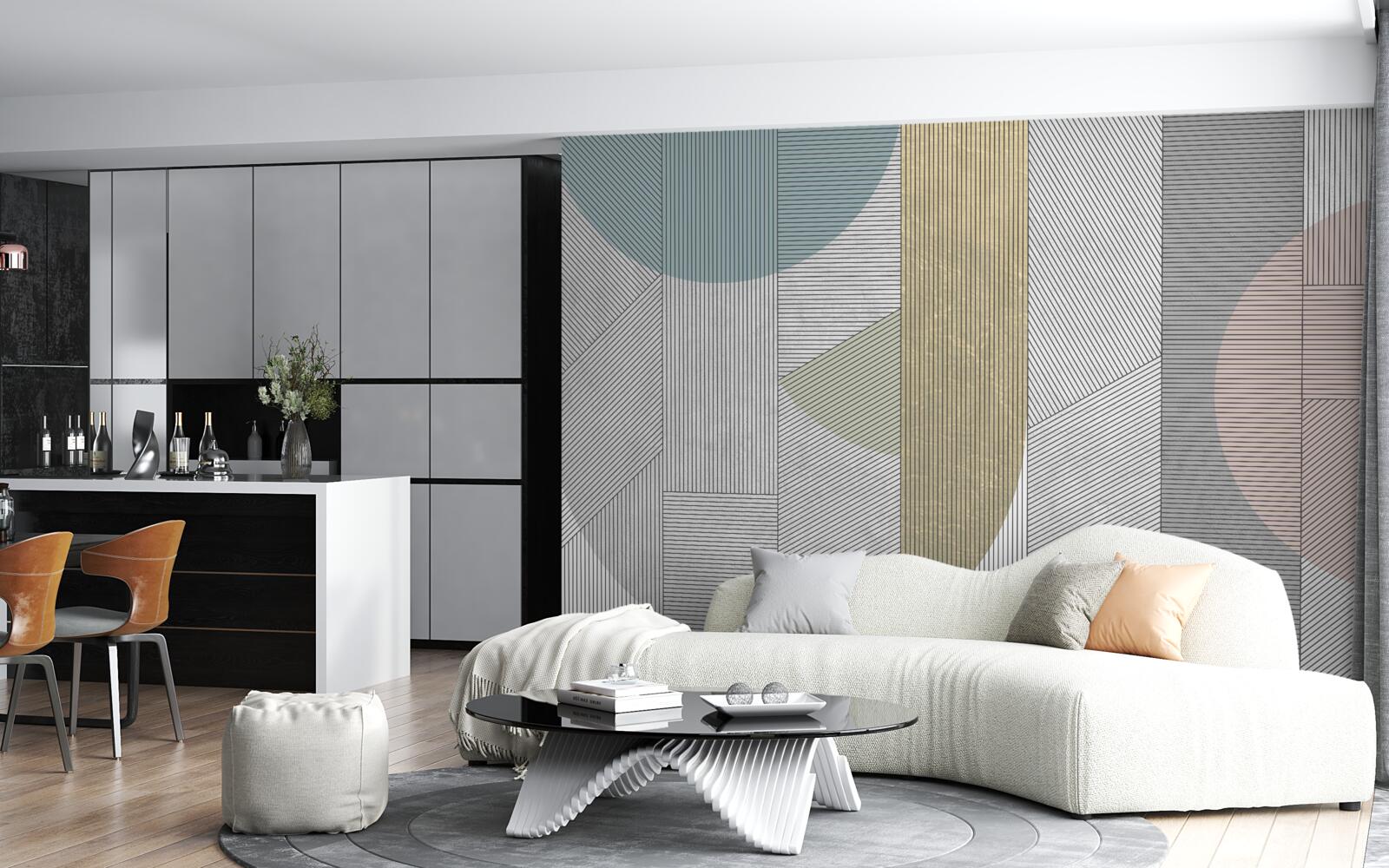 Fototapeta mieszana kolejność linii pionowych i poziomych