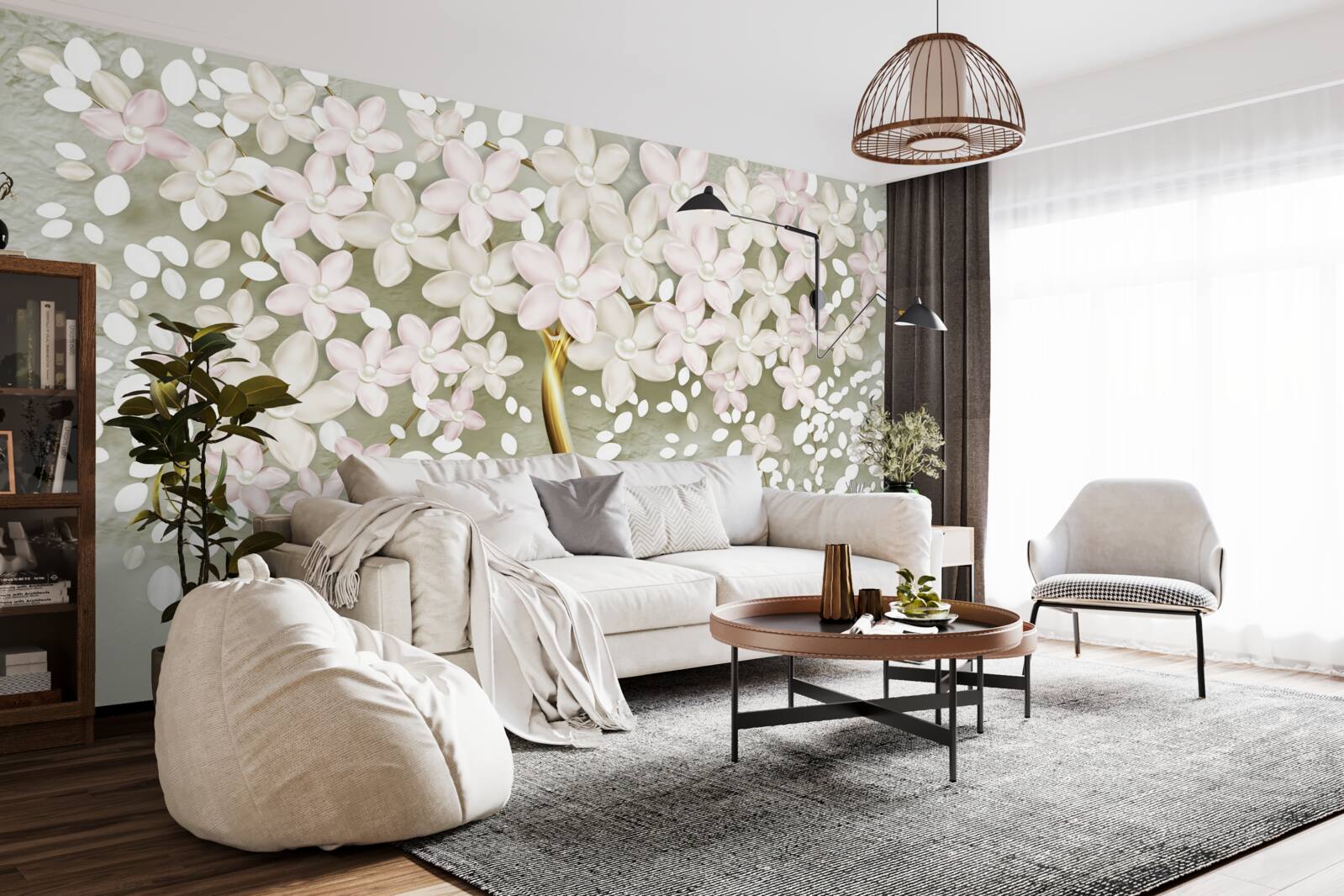 Fototapeta jasny liliowy kwitnący w całej okazałości