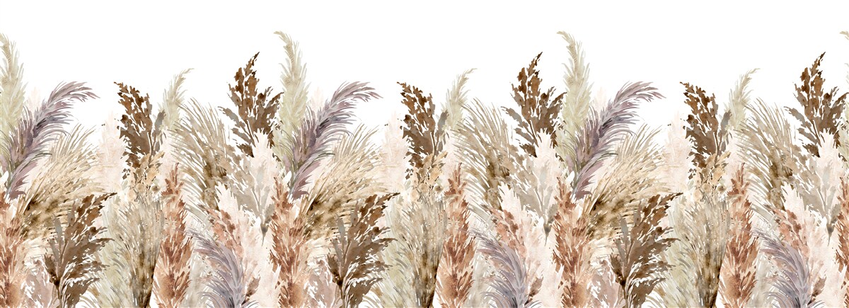 Fototapeta pole pokryte jesienną łąką