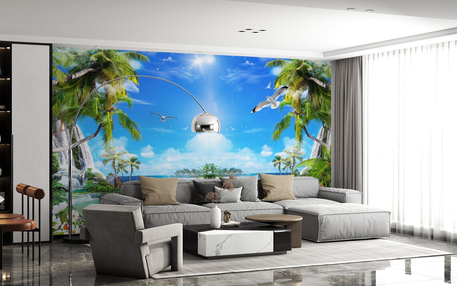 Fototapeta statki na brzegach strefy tropikalnej