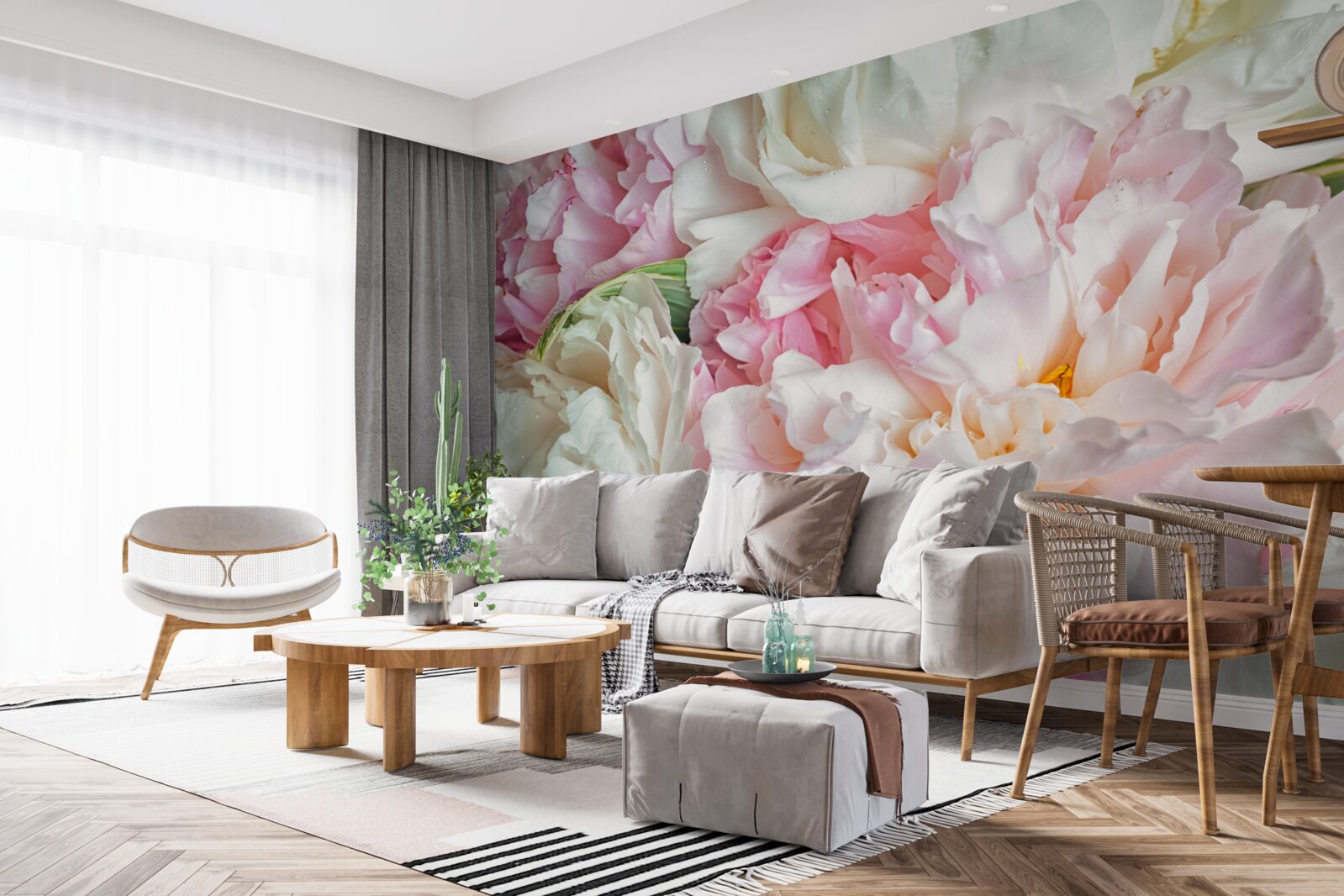 Fototapeta welon z delikatnych płatków