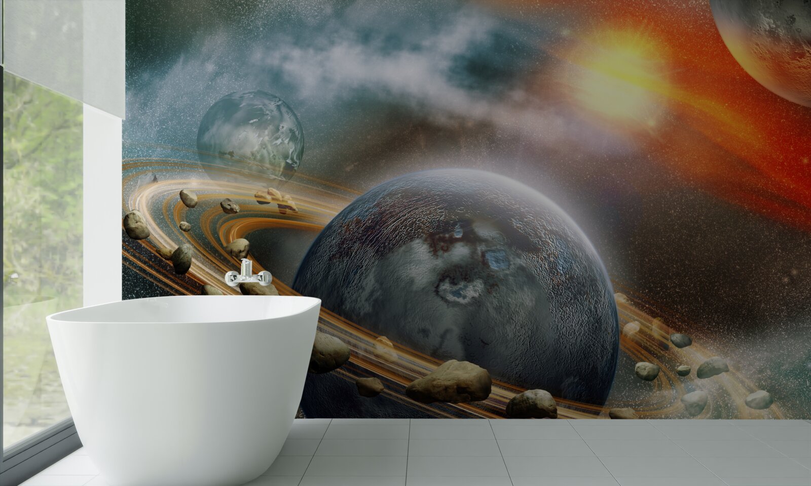 Fototapeta fascynujący, niezbadany wszechświat