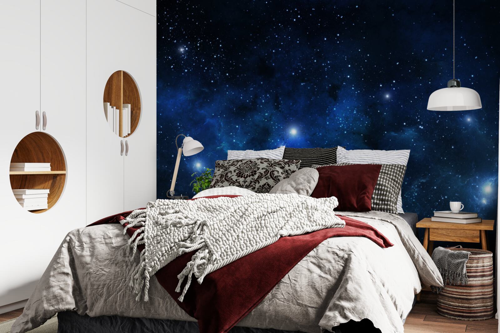 Fototapeta przestrzeń migocze galaktykami