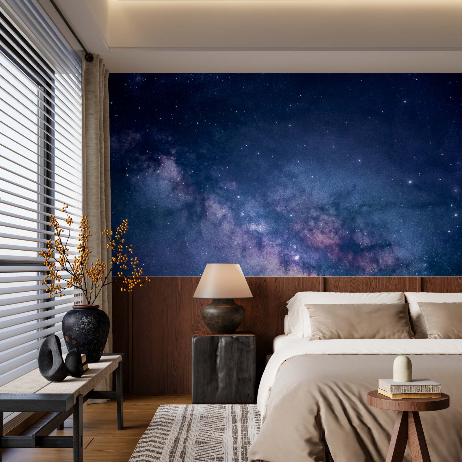 Fototapeta niebiańska galaktyka droga mleczna