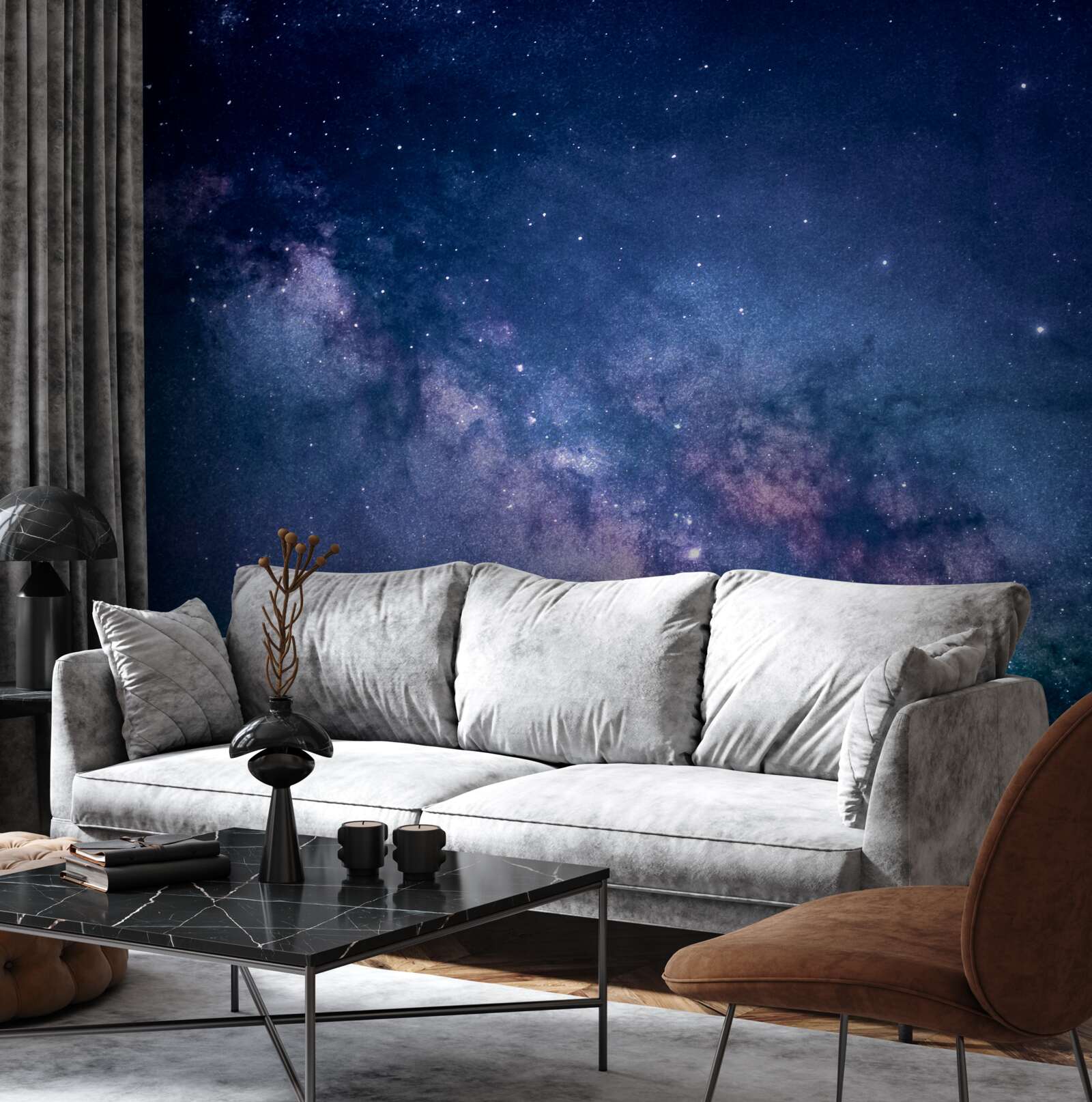 Fototapeta niebiańska galaktyka droga mleczna