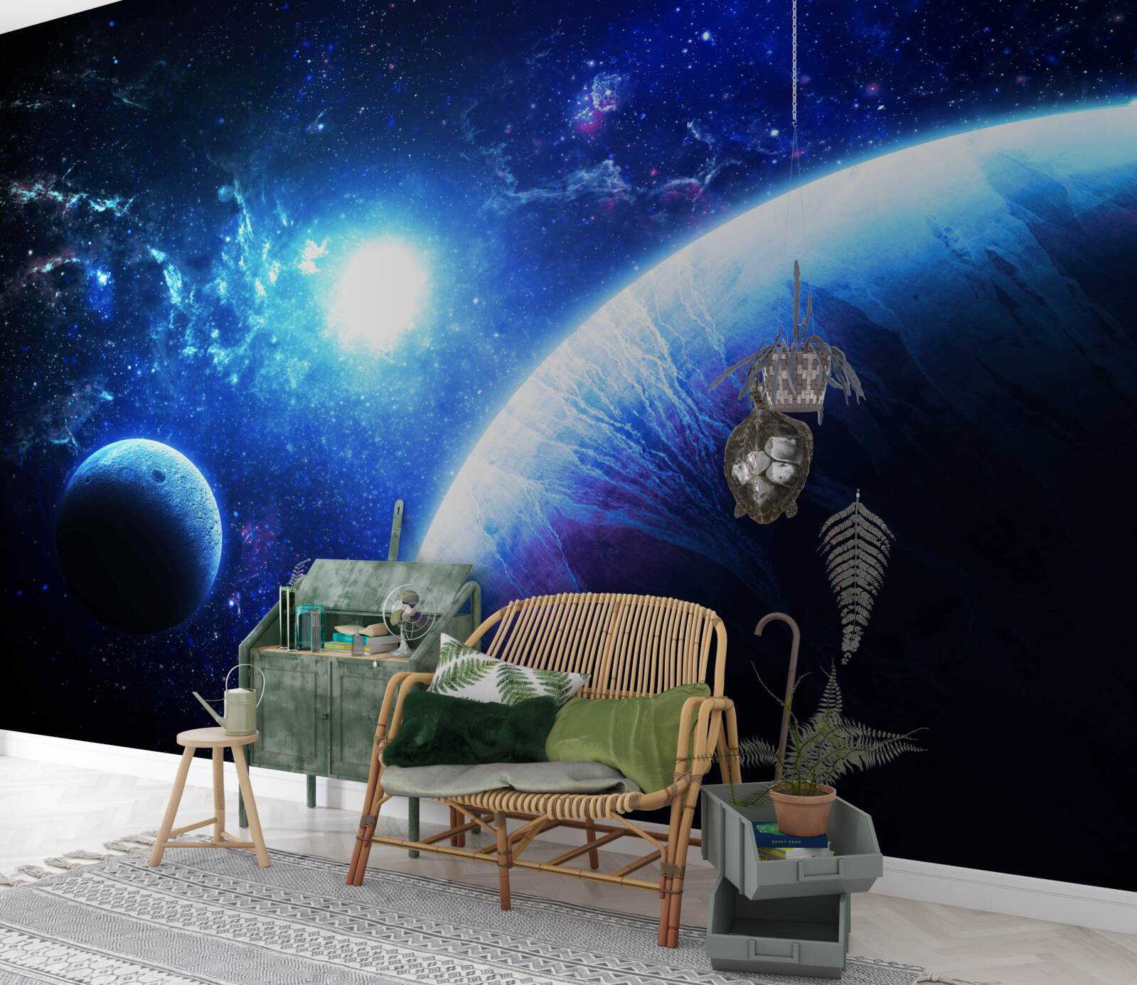 Fototapeta pojawienie się nowej gwiazdy można sparafrazować jako „narodziny nowej gwiazdy”