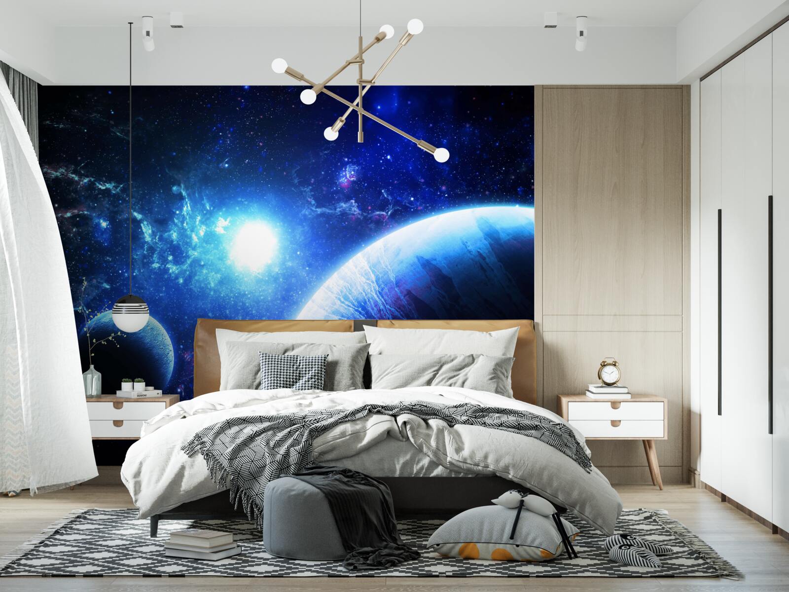 Fototapeta pojawienie się nowej gwiazdy można sparafrazować jako „narodziny nowej gwiazdy”