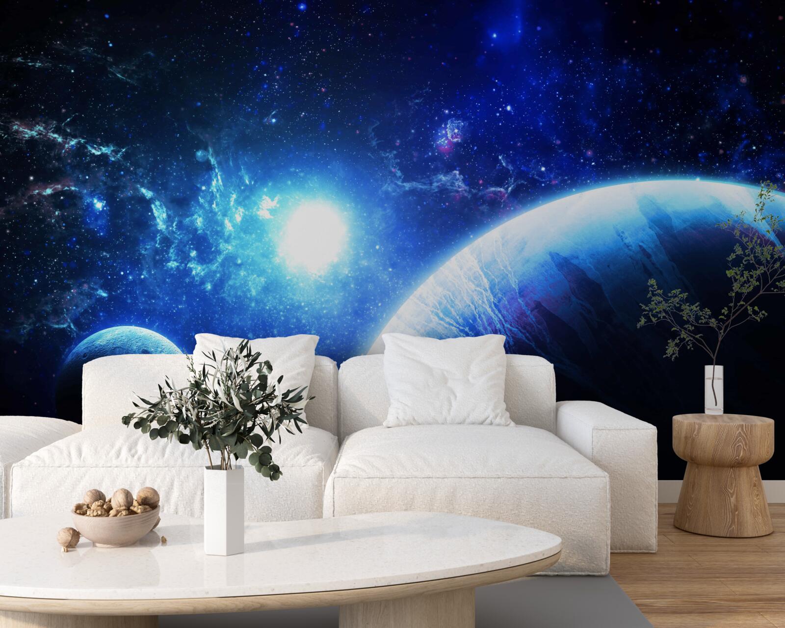 Fototapeta pojawienie się nowej gwiazdy można sparafrazować jako „narodziny nowej gwiazdy”