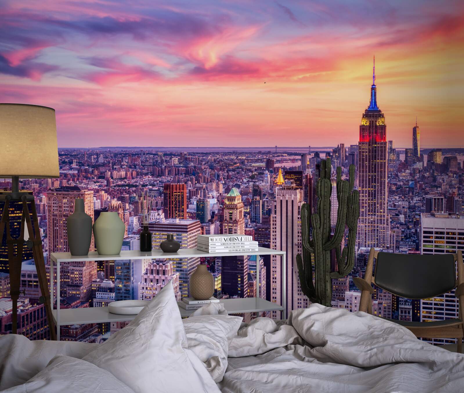 Fototapeta wschód słońca w nowym jorku