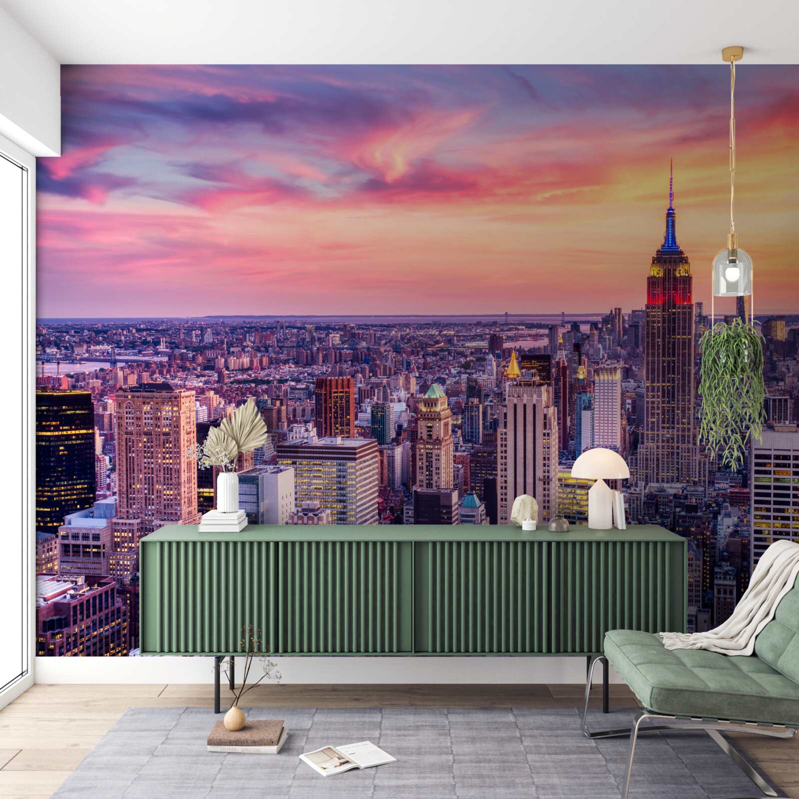 Fototapeta wschód słońca w nowym jorku