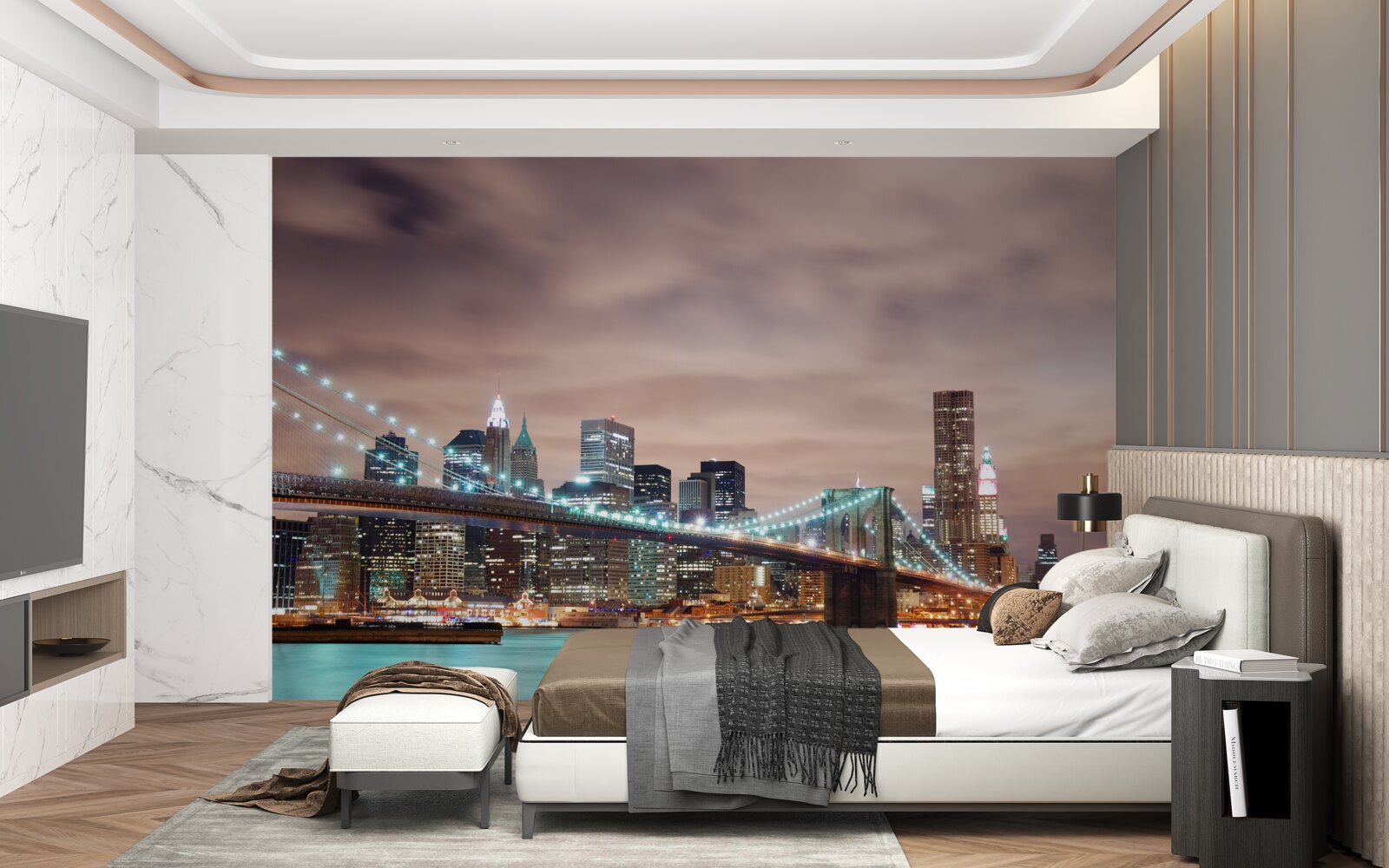 Fototapeta nocne miasto w czasach nowożytnych