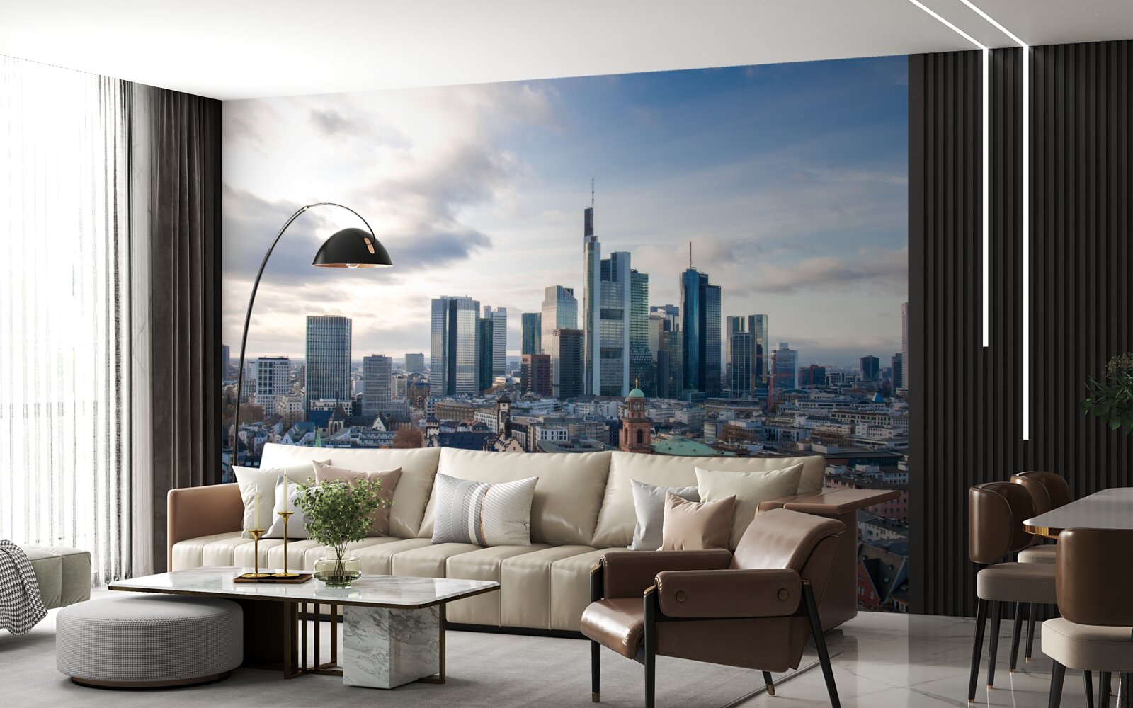 Fototapeta panorama frankfurtu