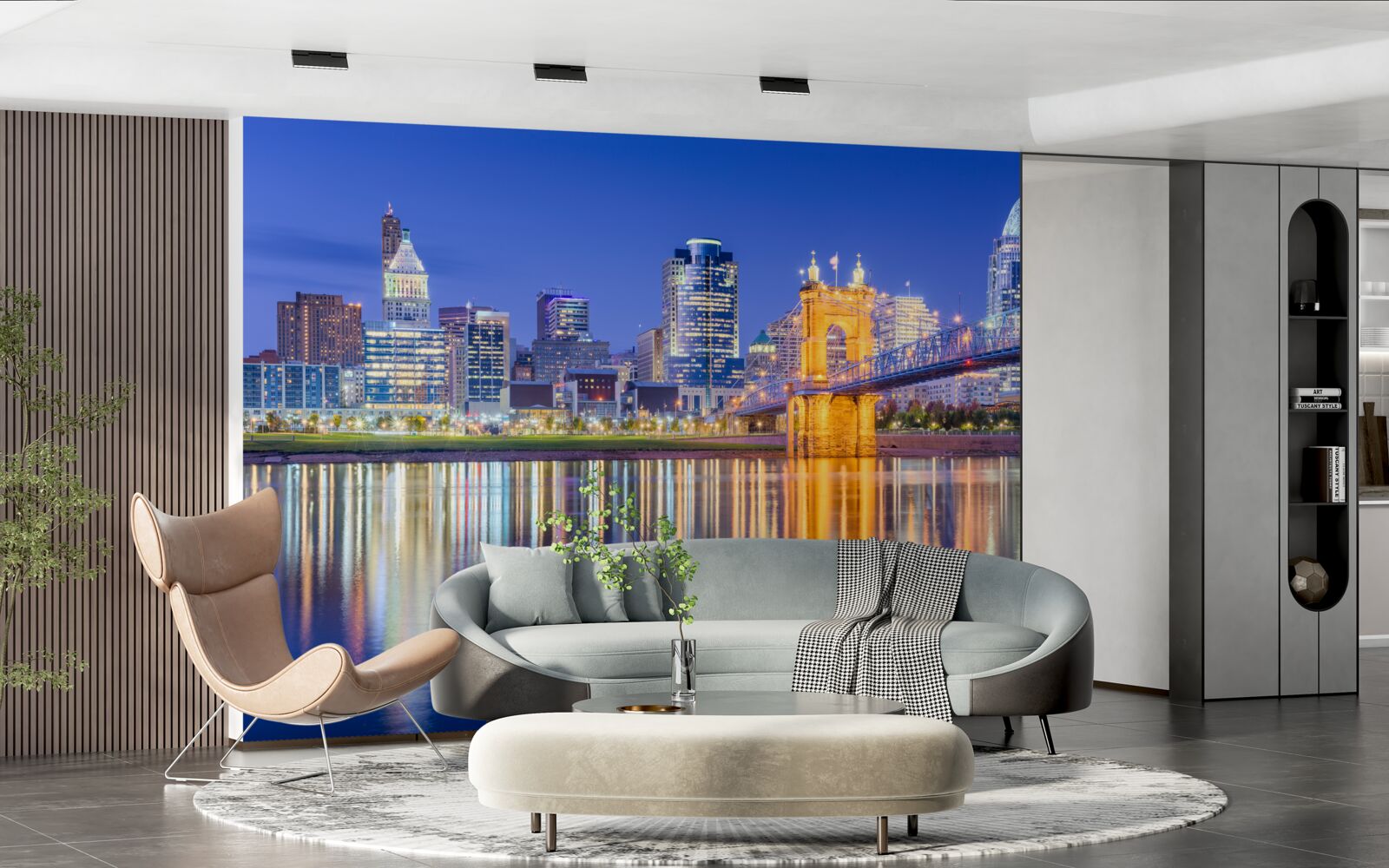 Fototapeta cincinnati nocą