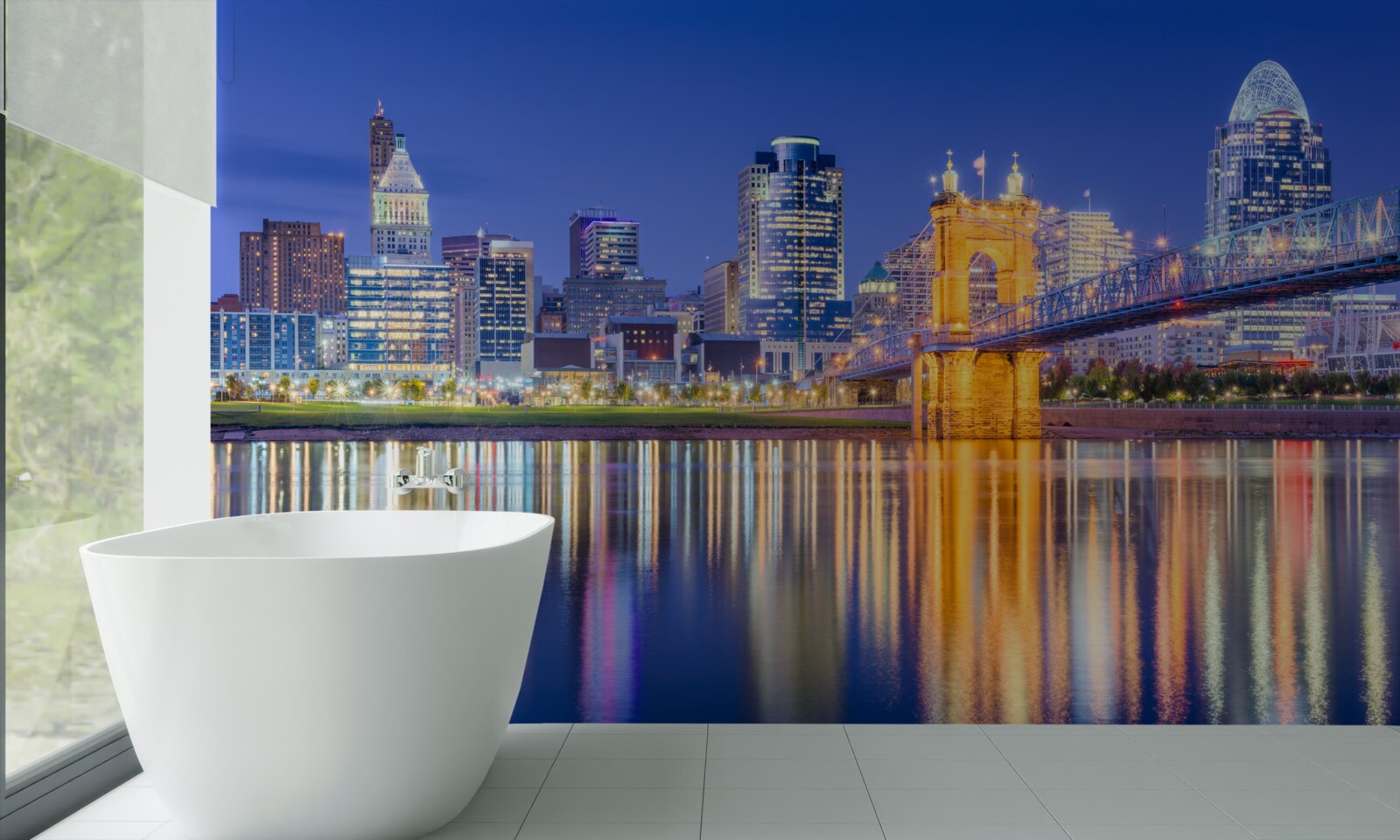 Fototapeta cincinnati nocą