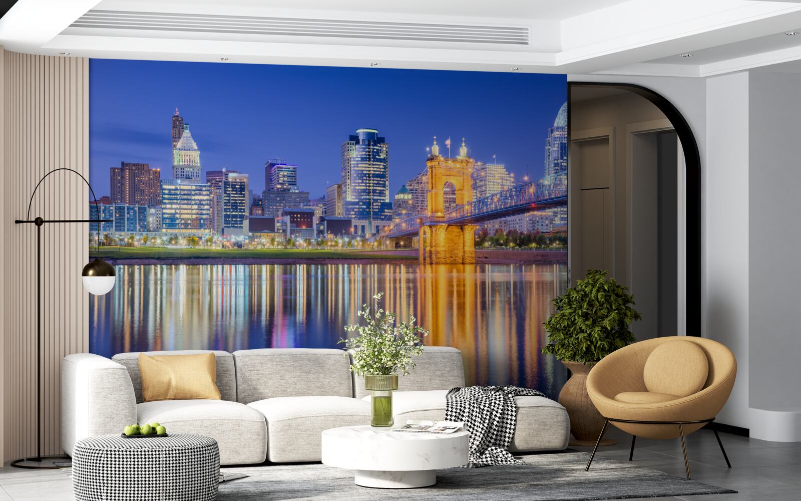 Fototapeta cincinnati nocą