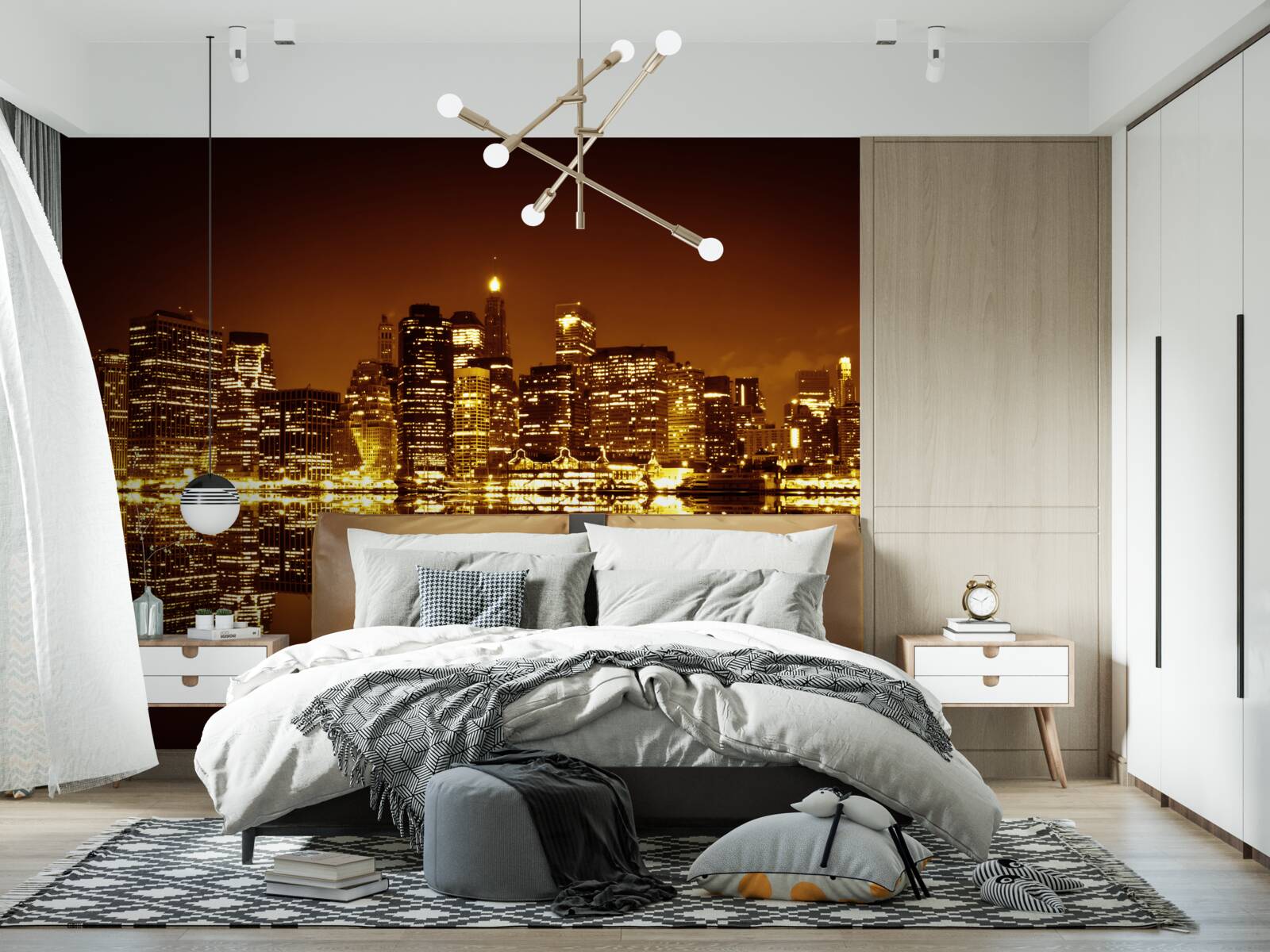 Fototapeta złota metropolia