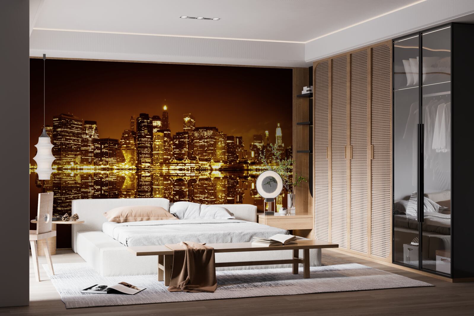 Fototapeta złota metropolia