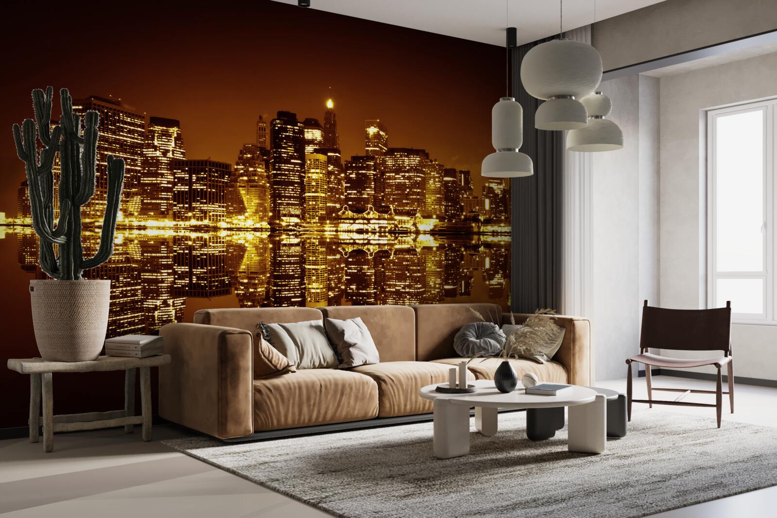 Fototapeta złota metropolia