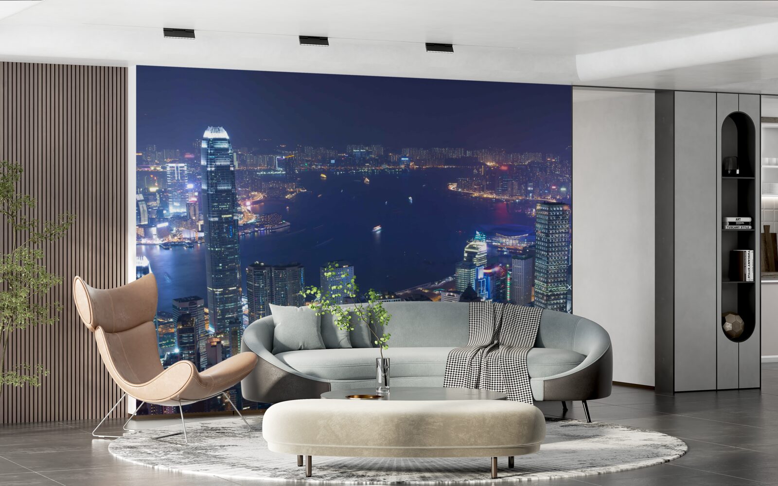 Fototapeta megapolis nocą