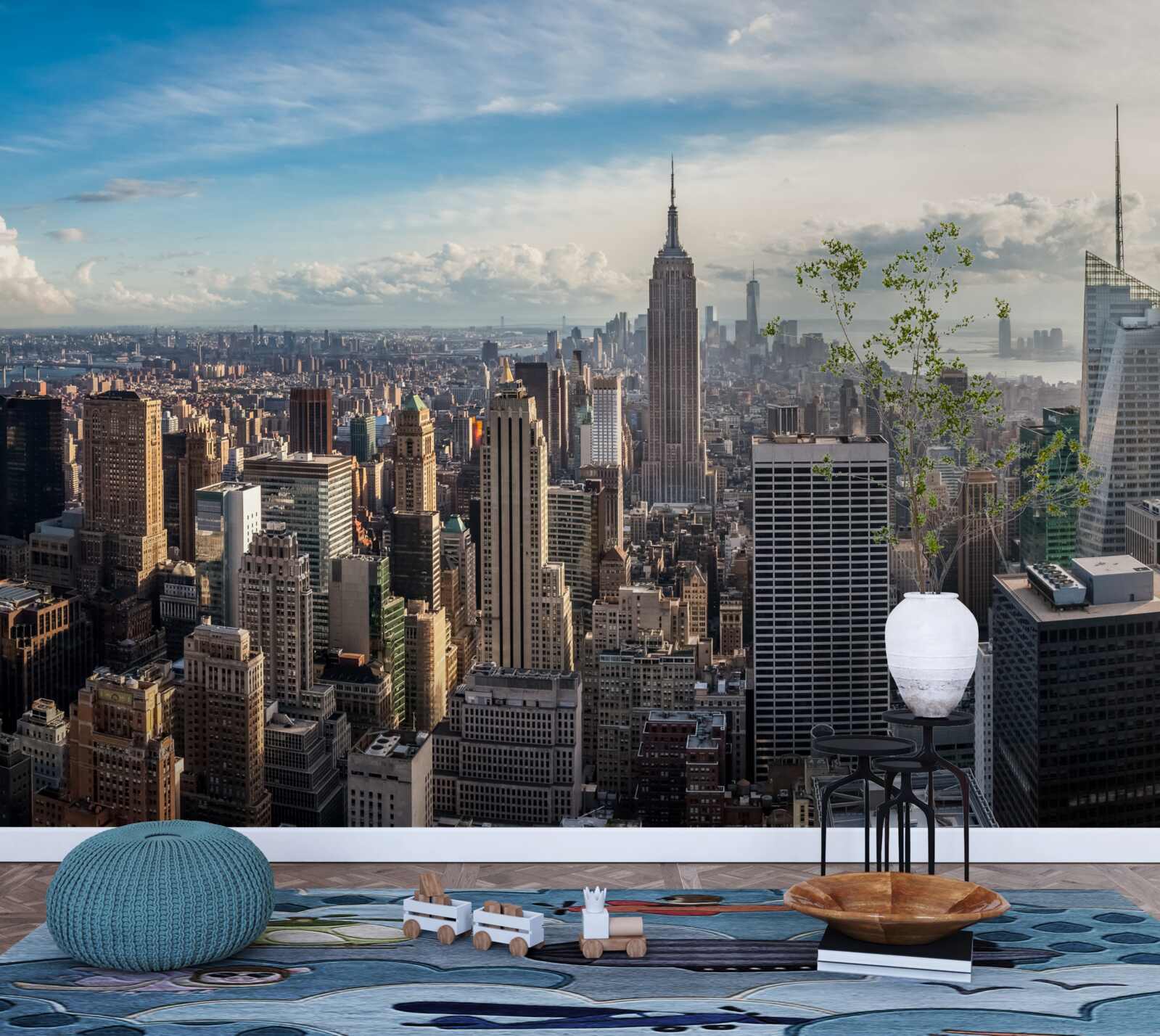 Fototapeta metropolia z lotu ptaka