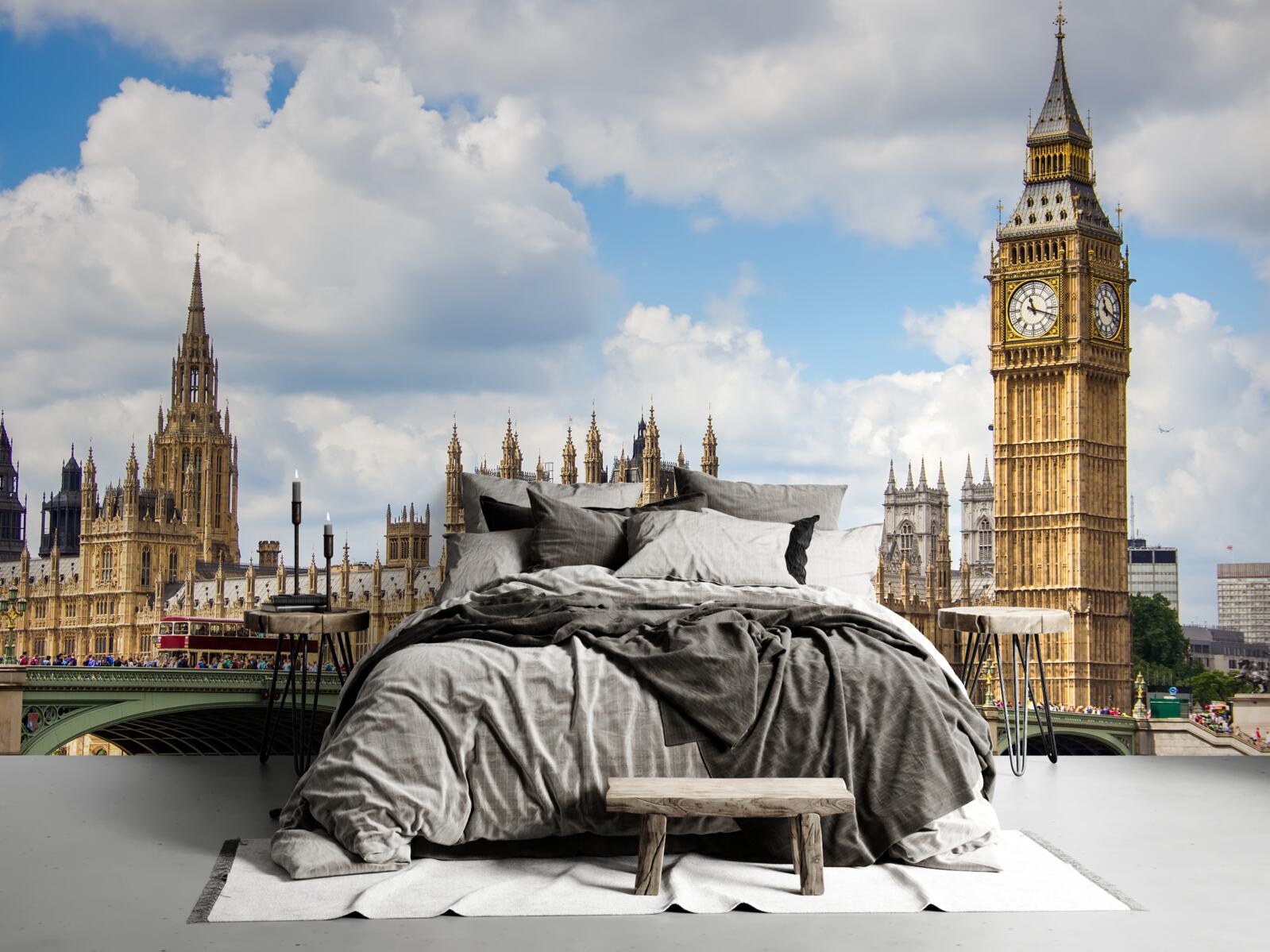 Fototapeta panorama big bena i budynków parlamentu