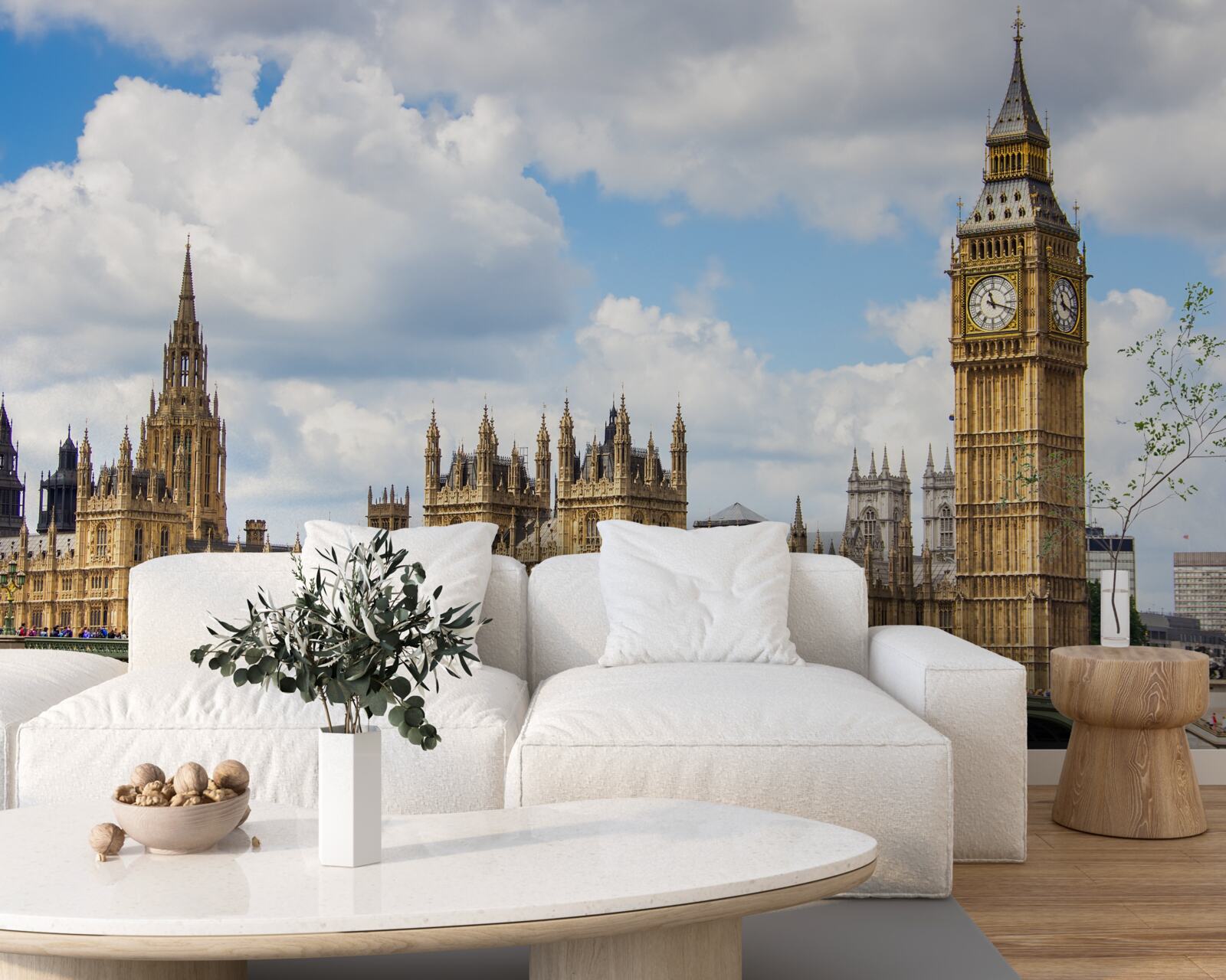 Fototapeta panorama big bena i budynków parlamentu