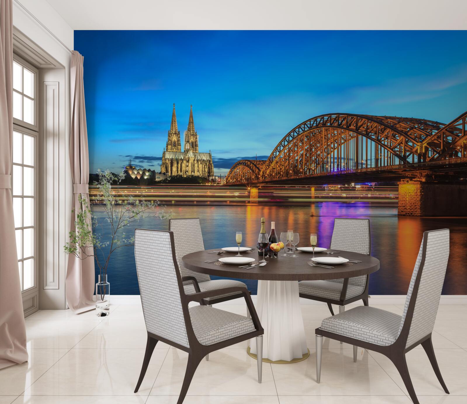 Fototapeta most hohenzollernów znajduje się w kolonii