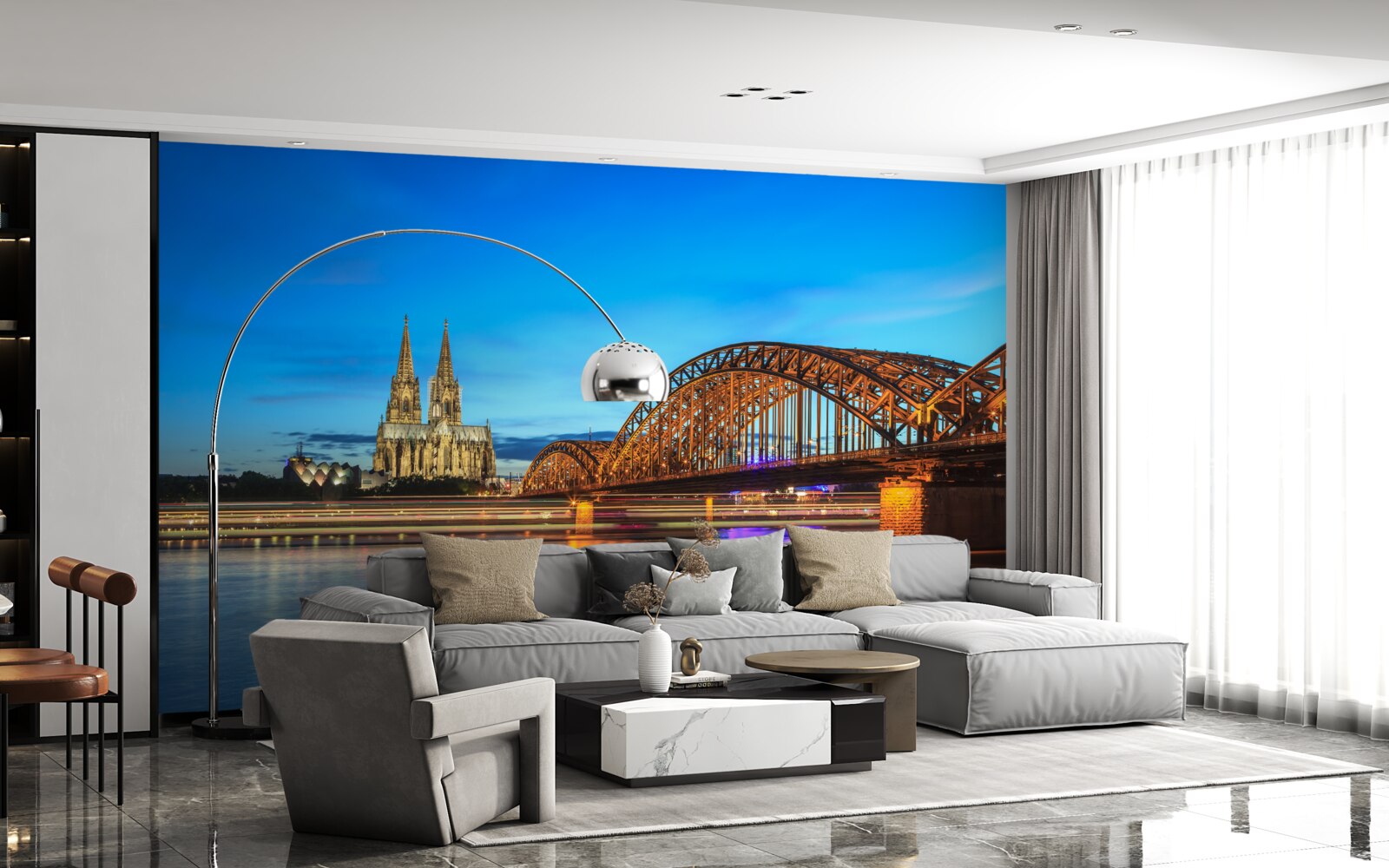 Fototapeta most hohenzollernów znajduje się w kolonii