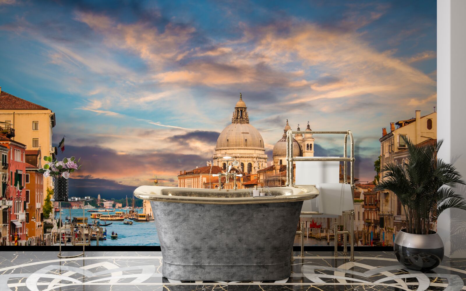 Fototapeta poruszanie się na statkach weneckich