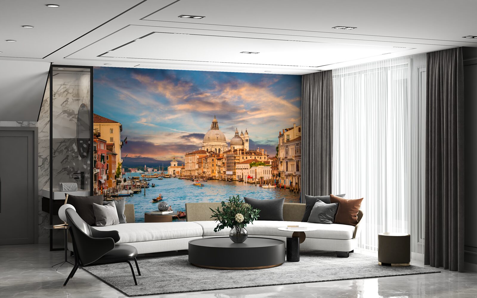 Fototapeta poruszanie się na statkach weneckich