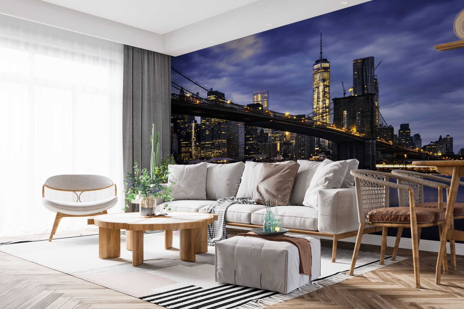 Fototapeta esaplanada na moście brooklińskim