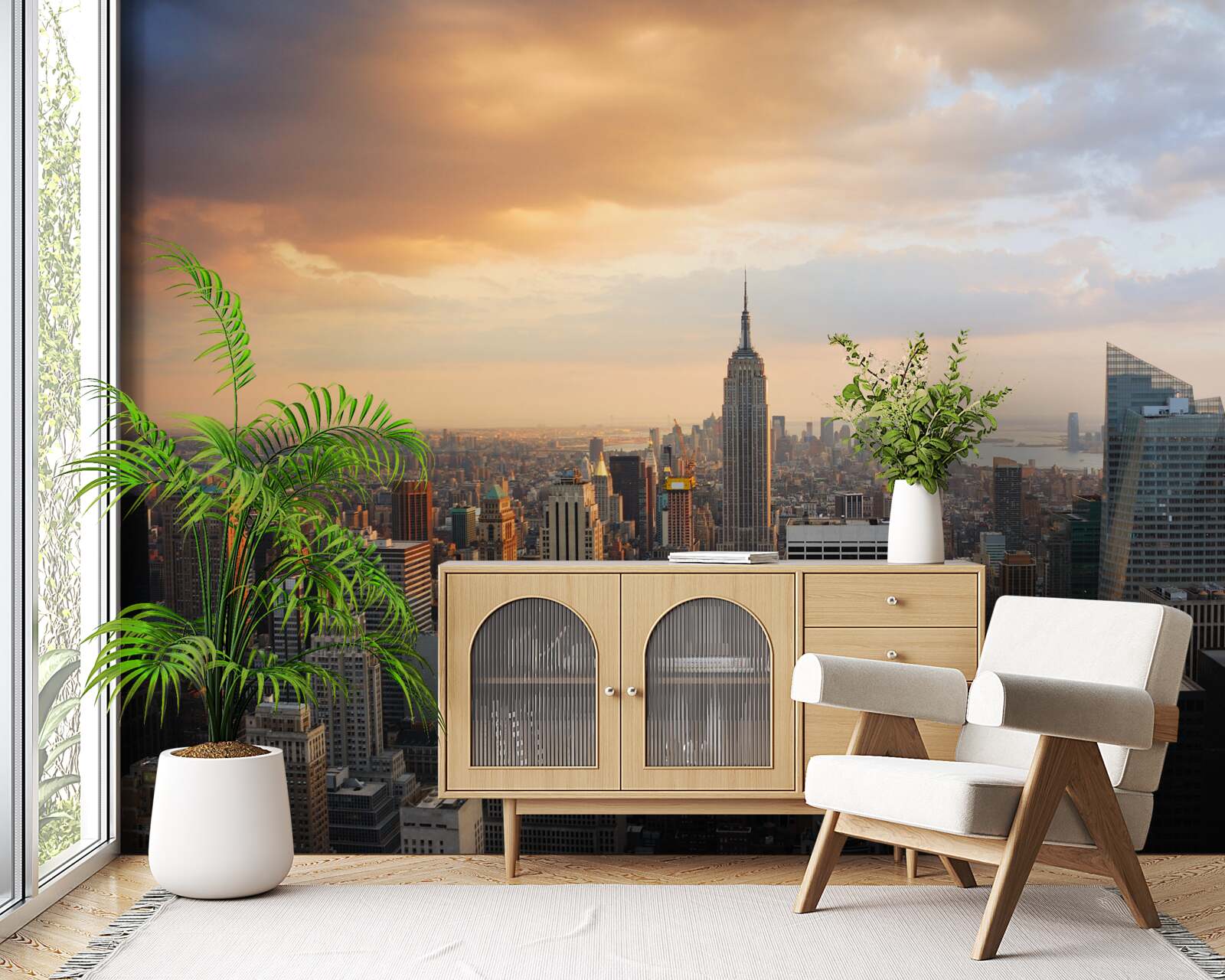 Fototapeta widok z lotu ptaka na nowy jork