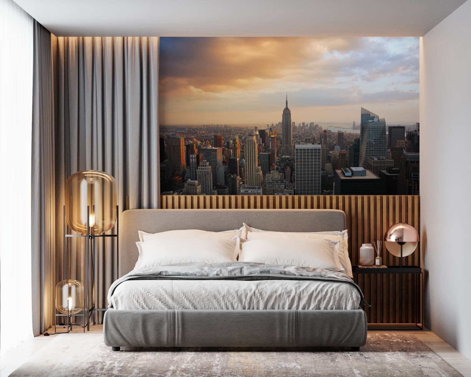 Fototapeta widok z lotu ptaka na nowy jork