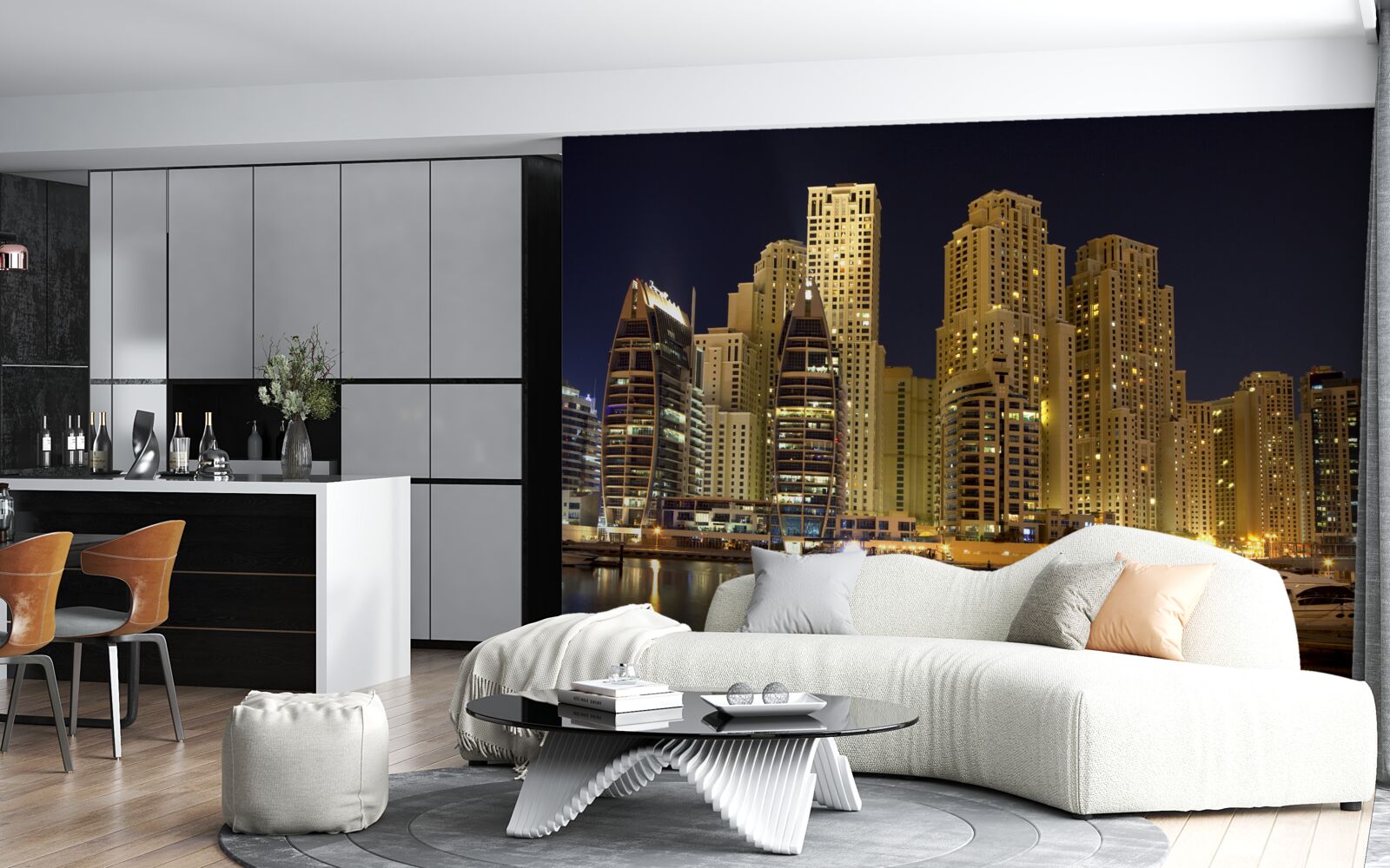 Fototapeta abu zabi pod osłoną nocy