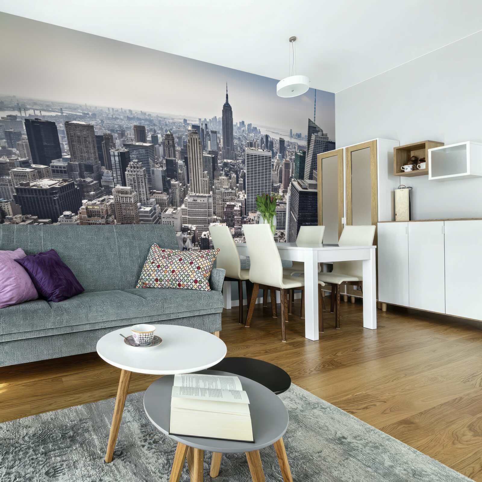 Fototapeta widok na miasto z wysokości porównywalnej z lotem ptaka