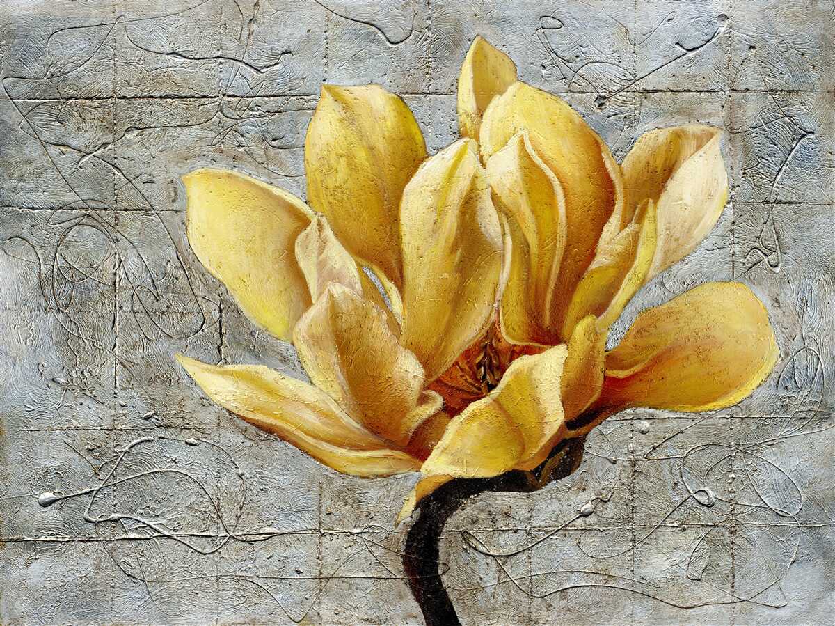 Fototapeta ciekawy żółty kwiat