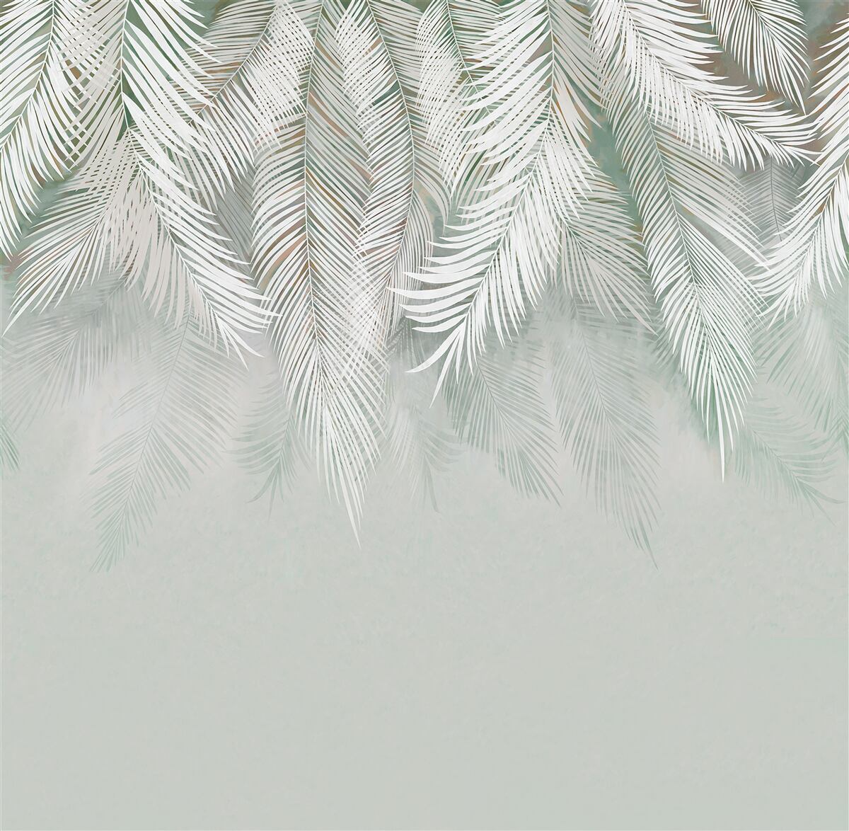 Fototapeta liście pierzaste skierowane w dół