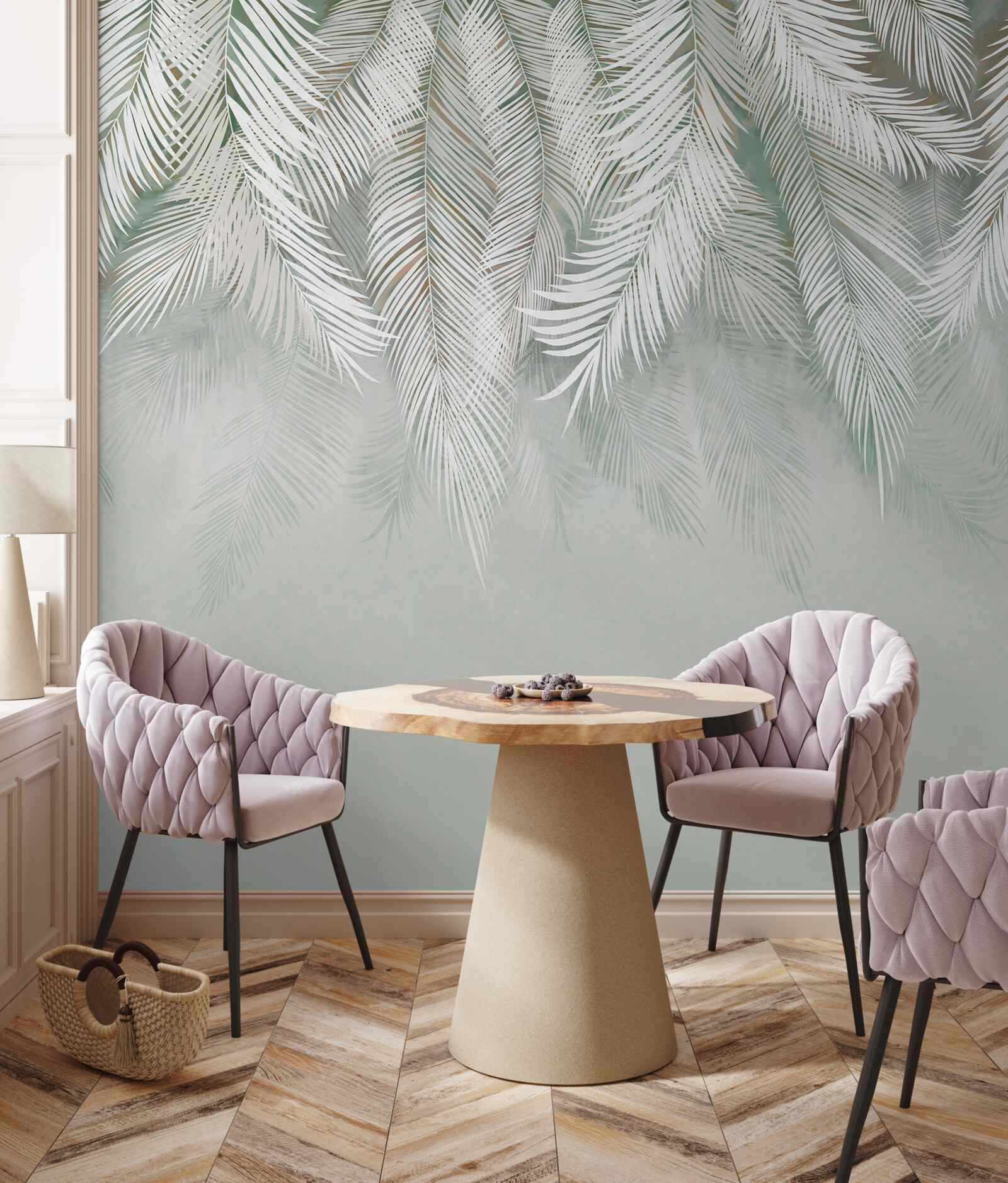 Fototapeta liście pierzaste skierowane w dół