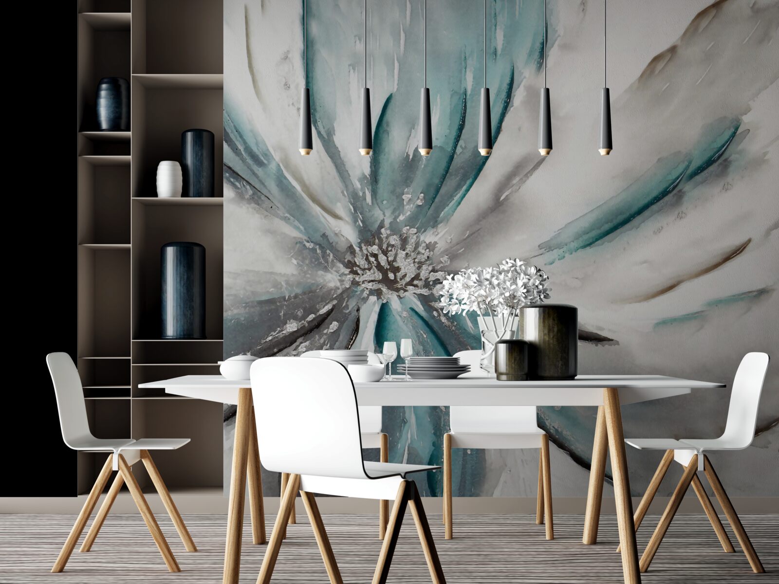 Fototapeta niezwykły abstrakcyjny kwiat